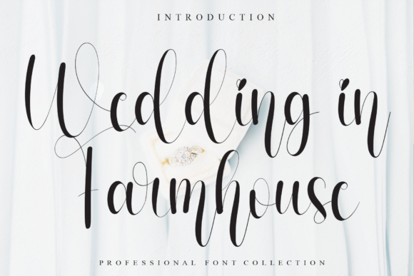 Wedding in Farmhouse Font