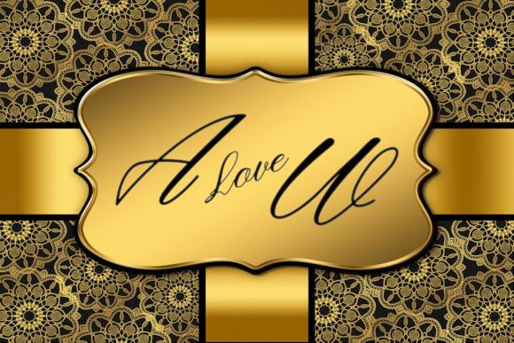 Wedding Invitation Font Poster 3