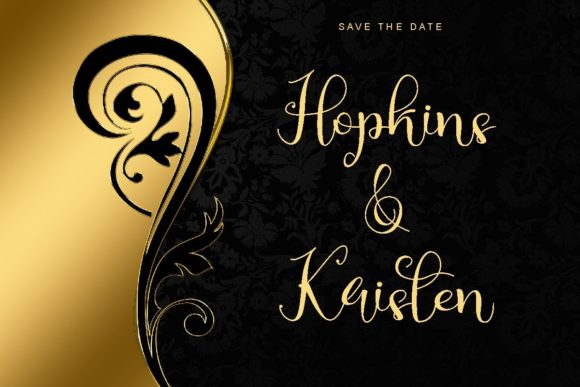 Wedding is Coming Font Poster 3