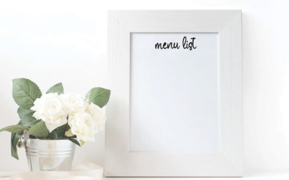 Wedding Minimalist Font Poster 2