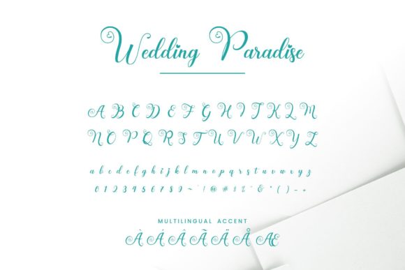 Wedding Paradise Font Poster 6