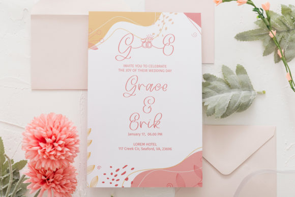 Wedding Ring Font Poster 7