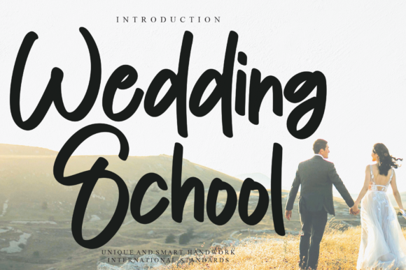 Wedding School Font Poster 1