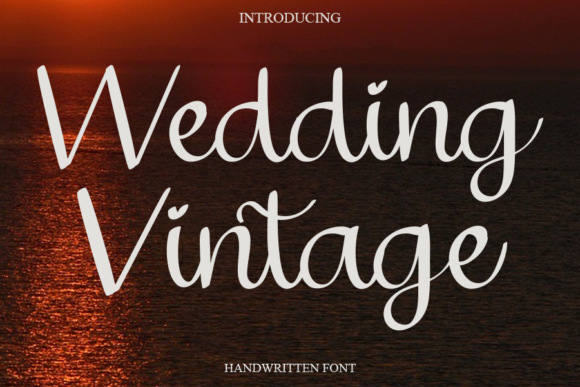 Wedding Vintage Font