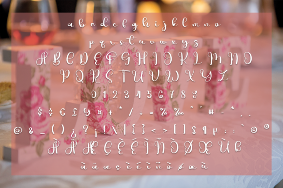 Wedding Vintage Font Poster 5