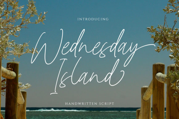 Wednesday Island Font Poster 1