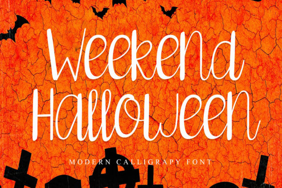 Weekend Halloween Font Poster 1
