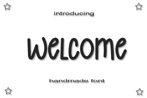 Welcome Font Poster 1