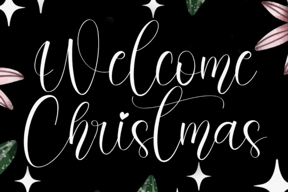 Welcome Christmas Font