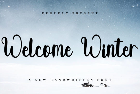 Welcome Winter Font Poster 1