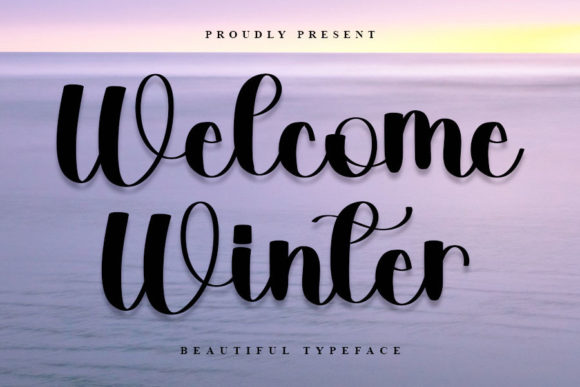 Welcome Winter Font Poster 1