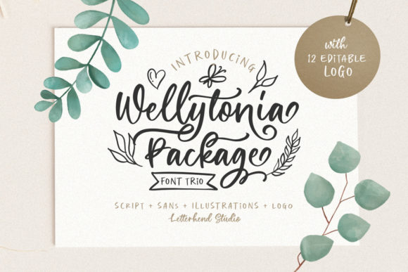 Wellytonia Package Font Poster 1