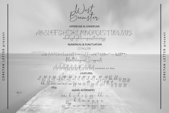West Beemster Font Poster 2