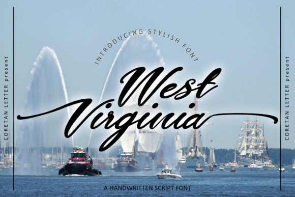 West Virginia Font Poster 1
