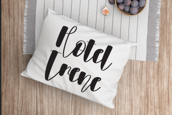 White Heart Font Poster 2