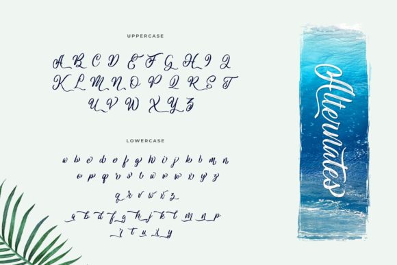 White Monkey Font Poster 5