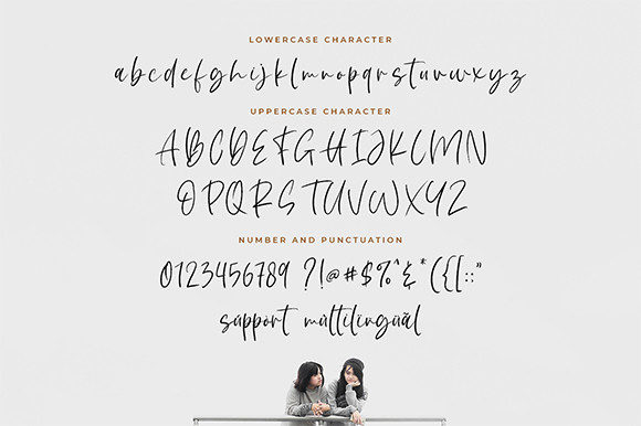 White Sunlight Font Poster 5