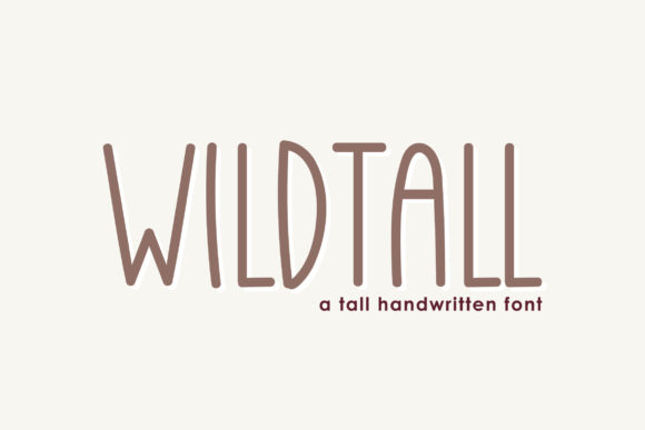 Wildtall Font Poster 1