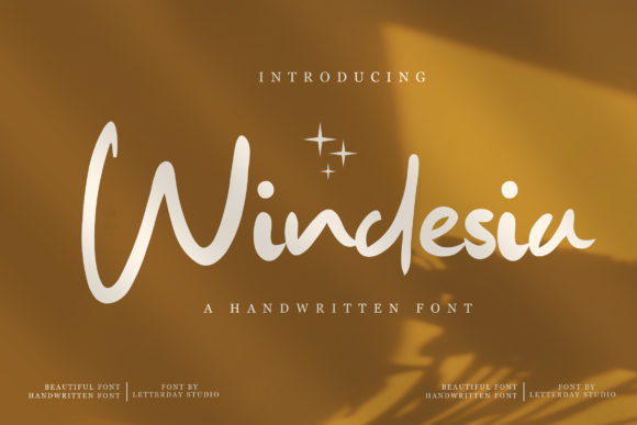Windesia Font Poster 1