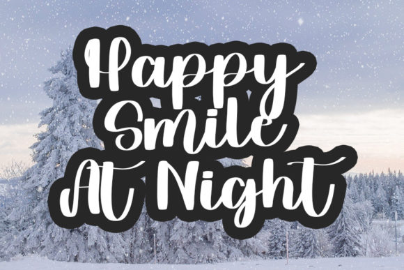 Winter Font Poster 5