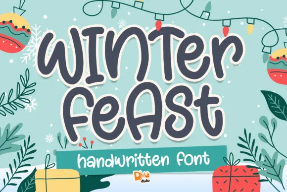 Winter Feast Font Winter Feast Font Poster 1