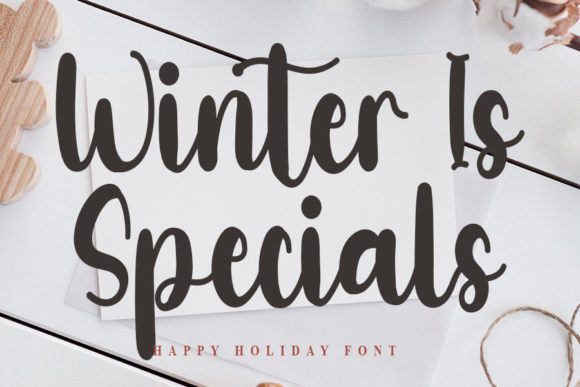 Winter is Special Font Poster 1