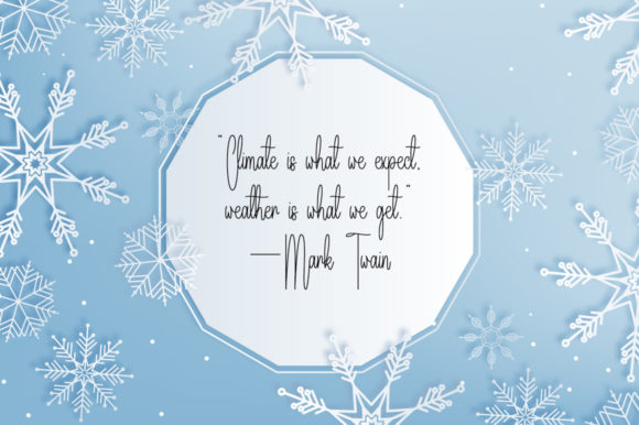 Winter Logistics Font Poster 2