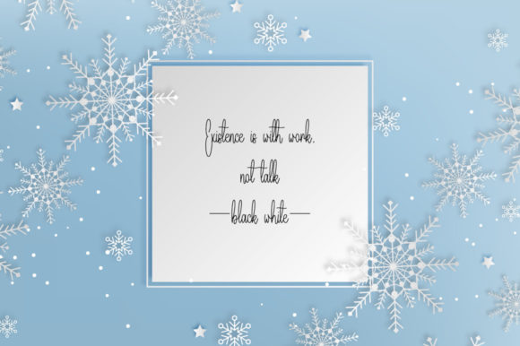 Winter Logistics Font Poster 3