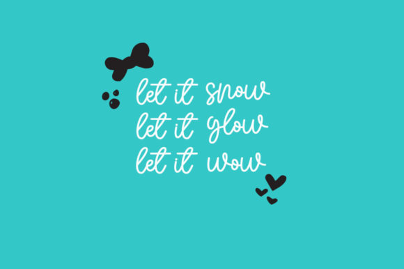 Winter Moon Font Poster 4