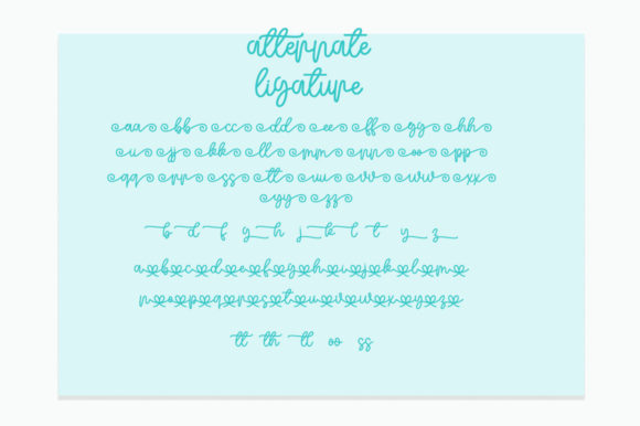 Winter Moon Font Poster 6