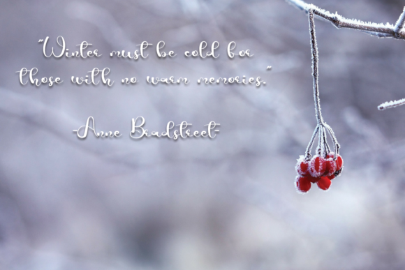 Winter Season Font Poster 3