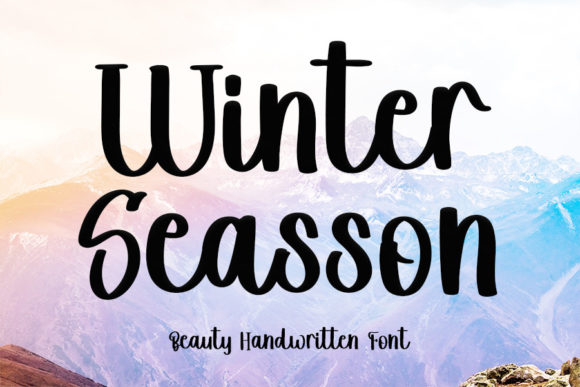 Winter Seasson Font Poster 1