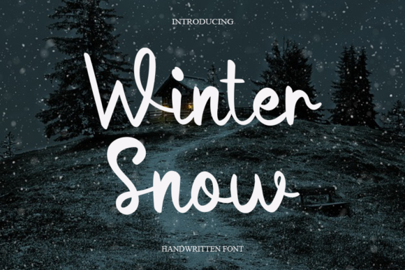 Winter Snow Font