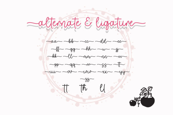 Winter Snow White Font Poster 12