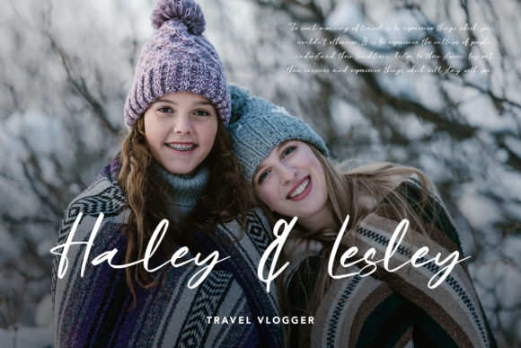 Winter Sweater Font Poster 6