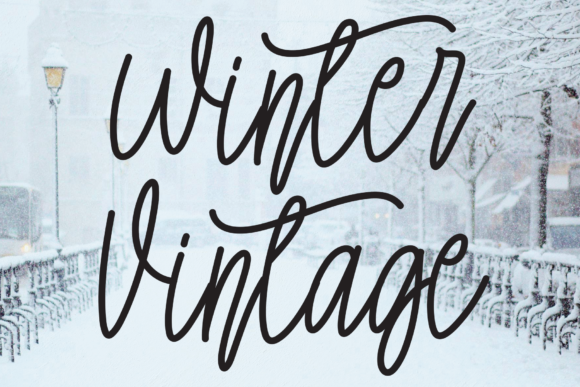 Winter Vintage Font