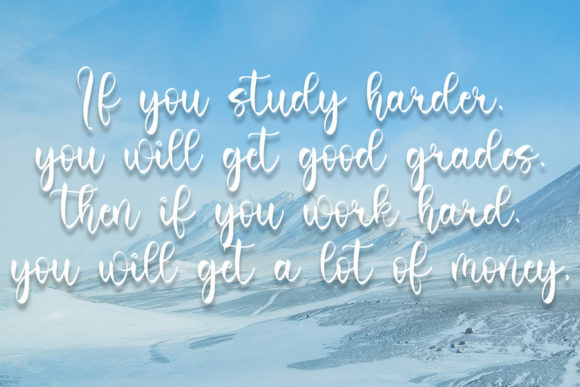 Winter Vintage Font Poster 4
