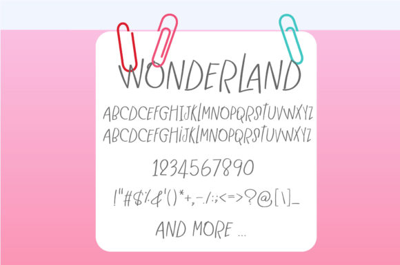 Winter Wonderland Font Poster 14