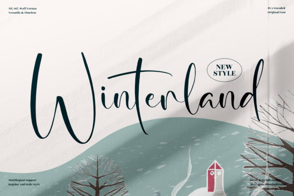 Winterland Font Poster 1