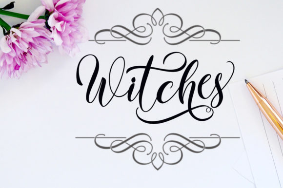 Witches Font Poster 1