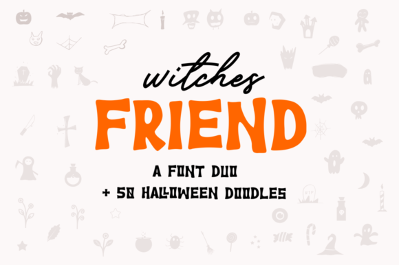 Witches Friend Duo Font Poster 1