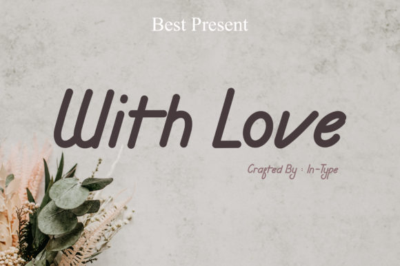 With Love Font Poster 1