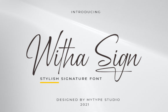 Witha Sign Font