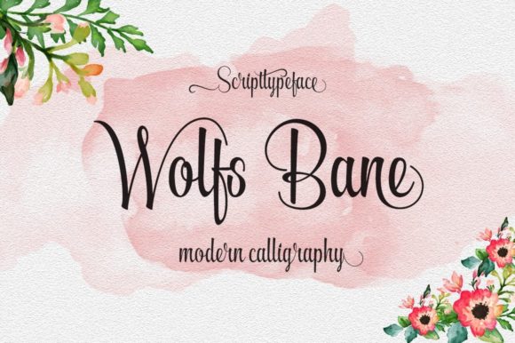 Wolfs Bane Font Poster 1