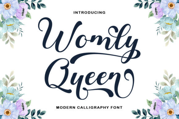 Womly Queen Font Poster 1