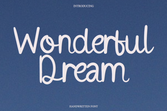 Wonderful Dream Font Poster 1