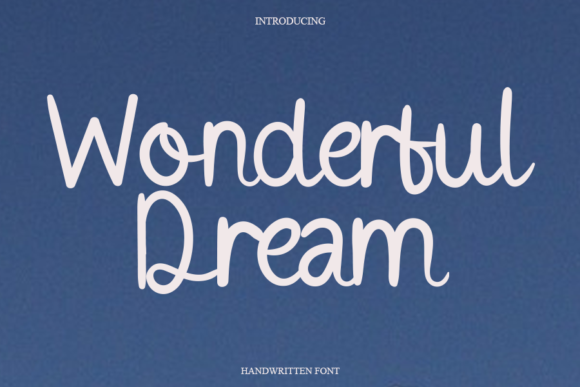 Wonderful Dream Font Wonderful Dream Font Poster 1