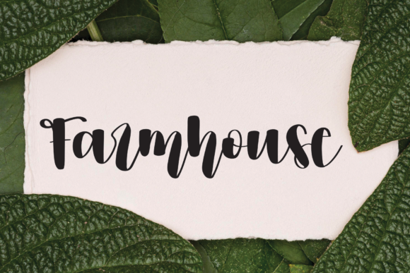 Wonderful Farmhouse Font Poster 5