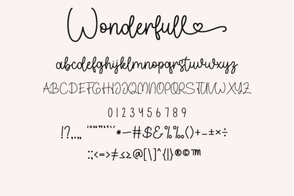 Wonderfull Font Poster 5