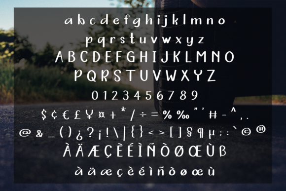 Wood Working Font Poster 4